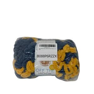 Lion Brand Yarns Off the Hook Magic Blue Yellow 3.3 oz (95g) Anchor New